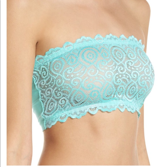 intimately FP Seamless and Lace Bandeau SEAFOAM - Picture 2 of 8